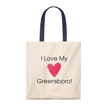 Load image into Gallery viewer, "I Love My Greensboro" Tote Bag - Vintage
