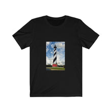 Load image into Gallery viewer, "Cape Hatteras Lighthouse" - Unisex Jersey Short Sleeve Tee
