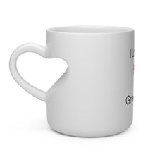 Load image into Gallery viewer, "I Love My Greensboro" Heart Shape Mug
