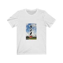 Load image into Gallery viewer, "Cape Hatteras Lighthouse" - Unisex Jersey Short Sleeve Tee
