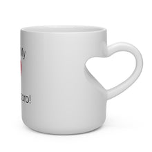 Load image into Gallery viewer, "I Love My Greensboro" Heart Shape Mug
